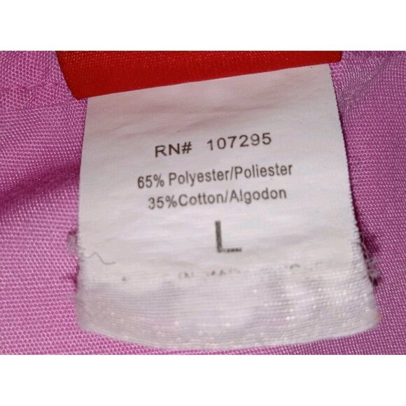 Lot Of 2 Mixed Brands Women's V Neck Multicolor,  Pink Scrub Tops Size L - Picture 15 of 16